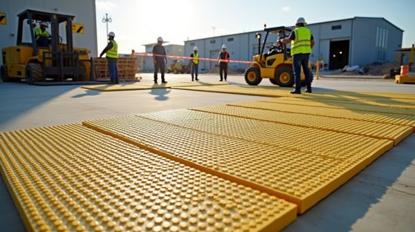Ground protection mats hire made easy for construction and events